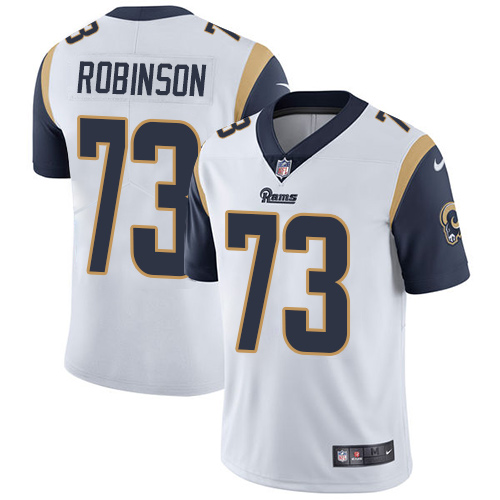 Nike Rams #73 Greg Robinson White Men's Stitched NFL Vapor Untouchable Limited Jersey