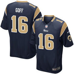 Men's Los Angeles Rams Jared Goff Nike Navy 2016 Draft Pick Elite Jersey