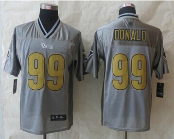 2014 New St.Louis Rams #99 Aaron Donald Grey Vapor Elite Jerseys