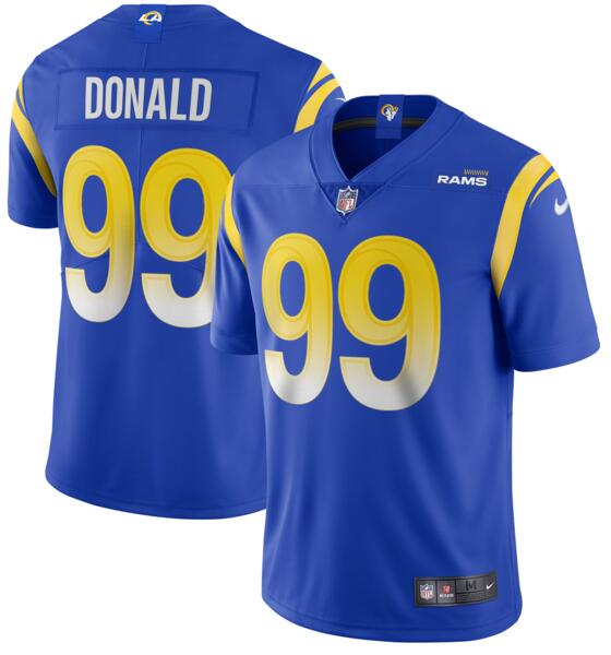 Nike Rams 99 Aaron Donald Royal 2020 New Vapor Untouchable Limited Jersey