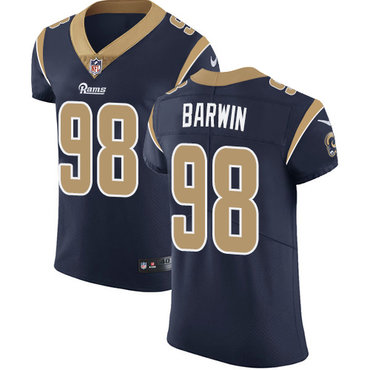 Nike Rams #98 Connor Barwin Navy Blue Team Color Men's Stitched NFL Vapor Untouchable Elite Jersey