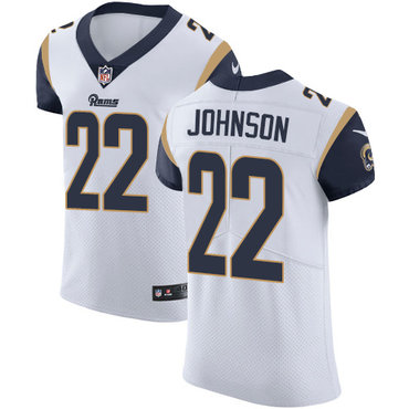 Nike Rams #22 Trumaine Johnson White Men's Stitched NFL Vapor Untouchable Elite Jersey