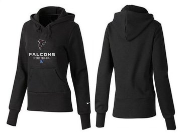 Women Atlanta Falcons Logo Pullover Hoodie-- (36)