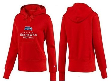 Women Seattle Seahawks Logo Pullover Hoodie-- (29)