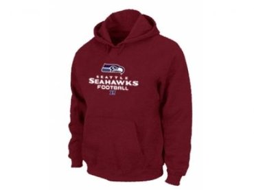 Seattle Seahawks Critical Victory Pullover Hoodie RED