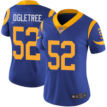 Nike Rams #52 Alec Ogletree Royal Blue Alternate Women's Stitched NFL Vapor Untouchable Limited Jersey