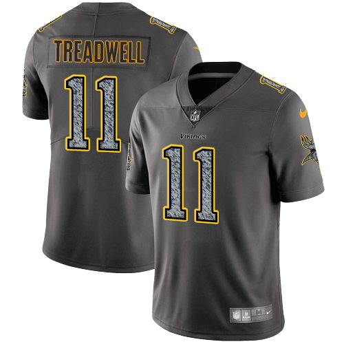 Nike Vikings #11 Laquon Treadwell Gray Static Men's NFL Vapor Untouchable Game Jersey