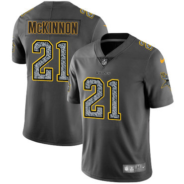 Nike Vikings #21 Jerick McKinnon Gray Static Men's NFL Vapor Untouchable Game Jersey