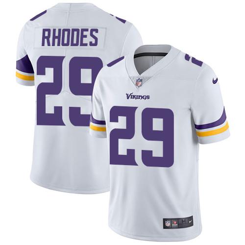 Nike Vikings 29 Xavier Rhodes White Vapor Untouchable Player Limited Jersey