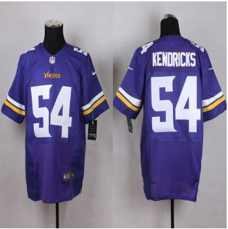 New Minnesota Vikings #54 Eric Kendricks Purple Team Color Men's Stitched NFL Elite Jersey