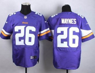 Nike Minnesota Vikings #26 Trae Waynes Purple Team Color Men's Stitched NFL Elite jersey