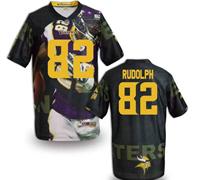 Minnesota Vikings #82 RUDOLPH Men's Stitched NFL Elite Fanatical Version Jersey (5)