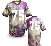 Minnesota Vikings #75 KALIL Men's Stitched NFL Elite Fanatical Version Jersey (9)