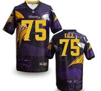 Minnesota Vikings #75 KALIL Men's Stitched NFL Elite Fanatical Version Jersey (6)