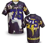 Minnesota Vikings #75 KALIL Men's Stitched NFL Elite Fanatical Version Jersey (4)