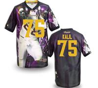 Minnesota Vikings #75 KALIL Men's Stitched NFL Elite Fanatical Version Jersey (3)