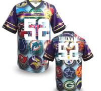 Minnesota Vikings #52 GREENWAY Men's Stitched NFL Elite Fanatical Version Jersey