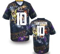 Minnesota Vikings #10 TARKENTON Men's Stitched NFL Elite Fanatical Version Jersey (1)