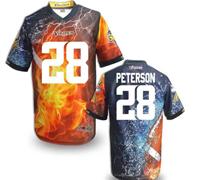 Minnesota Vikings #28 PETERSON Men's Stitched NFL Elite Fanatical Version Jersey (8)