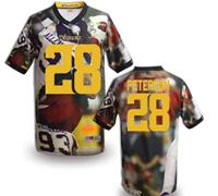 Minnesota Vikings #28 PETERSON Men's Stitched NFL Elite Fanatical Version Jersey (7)