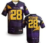 Minnesota Vikings #28 PETERSON Men's Stitched NFL Elite Fanatical Version Jersey (6)