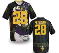 Minnesota Vikings #28 PETERSON Men's Stitched NFL Elite Fanatical Version Jersey (5)