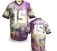 Minnesota Vikings #15 JENNINGS Men's Stitched NFL Elite Fanatical Version Jersey (9)