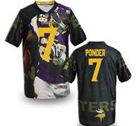 Minnesota Vikings #7 PONDER Men's Stitched NFL Elite Fanatical Version Jersey (5)