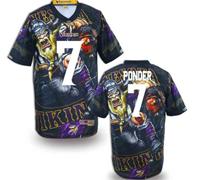 Minnesota Vikings #7 PONDER Men's Stitched NFL Elite Fanatical Version Jersey (1)