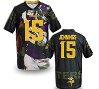 Minnesota Vikings #15 JENNINGS Men's Stitched NFL Elite Fanatical Version Jersey (5)