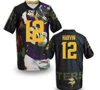 Minnesota Vikings #12 HARVIN Men's Stitched NFL Elite Fanatical Version Jersey (5)