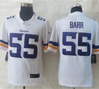 New Minnesota Vikings Vikings #55 Anthony Barr White Limited Jerseys