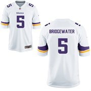 2014 NFL Draft Minnesota Vikings #5 Teddy Bridgewater white game jersey