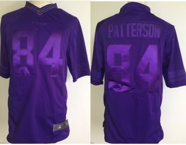 NEW Cordarrelle Patterson 84# Minnesota Vikings Drenched Limited Jerseys(Purple)