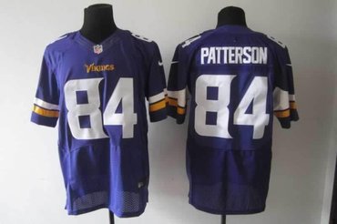 2013 NFL NEW Minnesota Vikings 84 Cordarrelle Patterson Purple Jerseys(Elite)