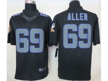 NEW NFL Minnesota Vikings #69 Jared Allen black Jerseys(Impact Limited)