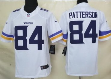 2013 NFL NEW Minnesota Vikings 84 Cordarrelle Patterson White Jerseys(Limited)