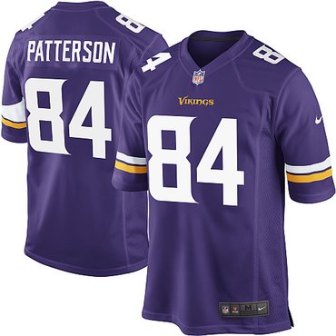 2013 NFL NEW Minnesota Vikings 84 Cordarrelle Patterson Purple Jerseys(Game)