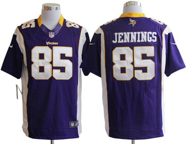 NEW NFL Minnesota Vikings 85 Greg Jennings Purple Jerseys (Limited)