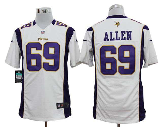 2012 NEW NFL Minnesota Vikings 69 Jared Allen White Jerseys (Limited)