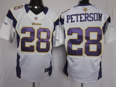 2012 NEW nfl minnesota vikings 28 adrian peterson white jerseys (elite)