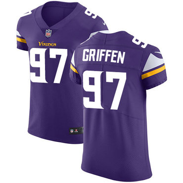 Nike Vikings #97 Everson Griffen Purple Team Color Men's Stitched NFL Vapor Untouchable Elite Jersey