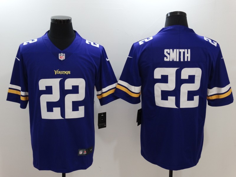 Nike Vikings 22 Harrison Smith Purple Vapor Untouchable Limited Jersey