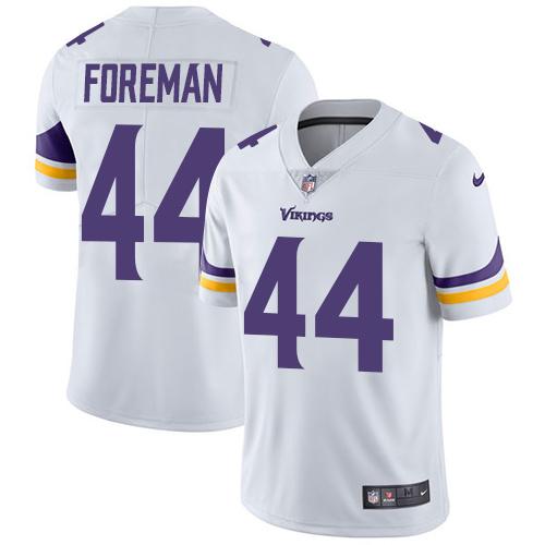 Nike Vikings #44 Chuck Foreman White Men's Stitched NFL Vapor Untouchable Limited Jersey