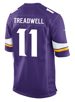 Nike NFL Minnesota Vikings Home Laquon Treadwell Elite Purple Jersey