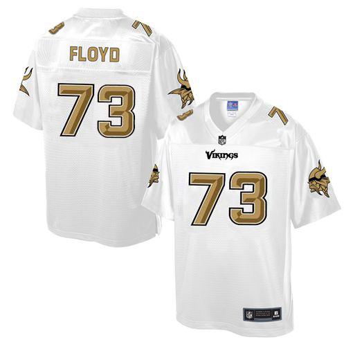 Nike Vikings #73 Sharrif Floyd White Men's NFL Pro Line Fashion Game Jersey