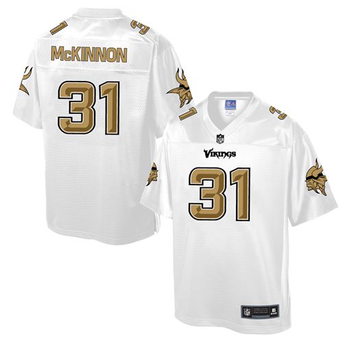 Nike Vikings #31 Jerick McKinnon White Men's NFL Pro Line Fashion Game Jersey