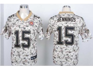 NEW jerseys minnesota vikings #15 jennings camo(2013 new Elite)