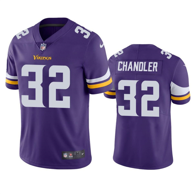 Men's Minnesota Vikings #32 Ty Chandler Purple 2023 F.U.S.E. Vapor Untouchable Limited Stitched Jersey