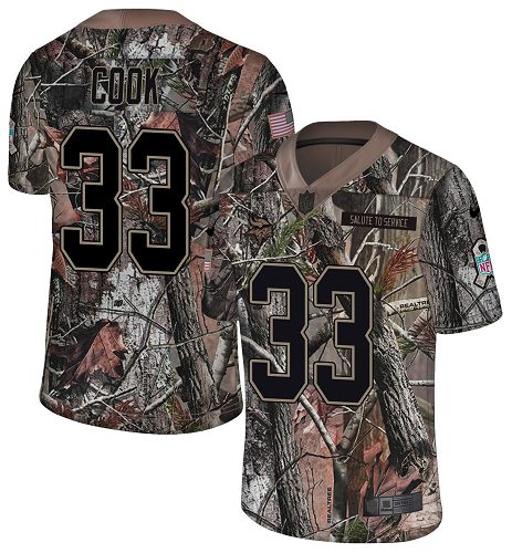 Nike Vikings #33 Dalvin Cook Camo Men's Stitched NFL Limited Rush Realtree Jersey